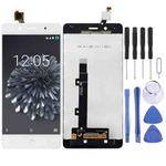 TFT LCD Screen for BQ Aquaris X5 Plus with Digitizer Full Assembly(White)