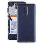 Battery Back Cover with Camera Lens & Side Keys for Nokia 8 / N8 TA-1012 TA-1004 TA-1052(Blue)