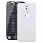 Battery Back Cover with Camera Lens for Nokia X6 (2018) / 6.1 Plus TA-1099 TA-1103(White)