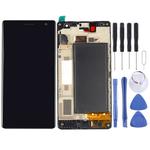 TFT LCD Screen for Nokia Lumia 730 Digitizer Full Assembly with Frame (Black)