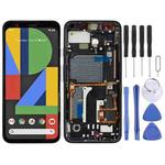 Original LCD Screen for Google Pixel 4 Digitizer Full Assembly with Frame (Black)
