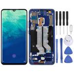 AMOLED Material LCD Screen and Digitizer Full Assembly with Frame for ZTE Axon 10 Pro (4G Version)(Blue)