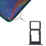 SIM Card Tray + SIM Card Tray / Micro SD Card Tray for Huawei Enjoy 10 Plus (Black)