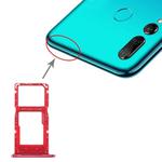 SIM Card Tray + SIM Card Tray / Micro SD Card Tray for Huawei Enjoy 9s (Red)