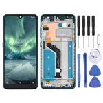 TFT LCD Screen for Nokia 7.2 TA-1196 Digitizer Full Assembly with Frame (Green)