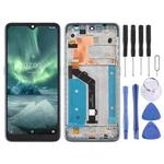 TFT LCD Screen for Nokia 6.2 TA-1198 TA-1200 TA-1187 TA-1201 Digitizer Full Assembly with Frame (Silver)