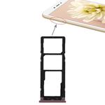 2 SIM Card Tray + Micro SD Card Tray for Xiaomi Redmi Note 5A(Rose Gold)