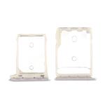 SD Card Tray + SIM Card Tray for HTC 10 / One M10(Silver)