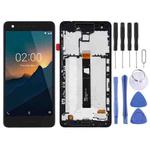 TFT LCD Screen for Nokia 2.1 Digitizer Full Assembly with Frame (Black)