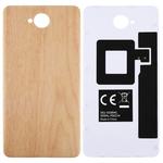 For Microsoft Lumia 650 Wood Texture Battery Back Cover with NFC Sticker