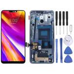 Original LCD Screen for LG G7 ThinQ / G710 G710EM G710PM G710VMP Digitizer Full Assembly with Frame (Silver)