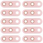 10 PCS Back Camera Lens for Nokia 4.2 / TA-1184 / TA-1133 / TA-1149 / TA-1150 / TA-1157(Pink)