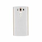 Original Leather Back Cover with NFC Sticker for LG V10(White)