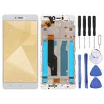 TFT LCD Screen for Xiaomi Redmi Note 4X Digitizer Full Assembly with Frame(White)