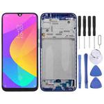 TFT LCD Screen for Xiaomi Mi CC9e / Mi A3 Digitizer Full Assembly with Frame(Blue)