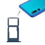 SIM Card Tray + SIM Card Tray / Micro SD Card Tray for Huawei P Smart+ (2019)(Blue)