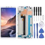 TFT LCD Screen for Xiaomi Mi Max 3 Digitizer Full Assembly with Frame(White)