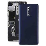 Battery Back Cover with Camera Lens & Side Keys for Nokia 8(Blue)