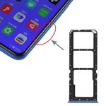 For OPPO A11x/A11/A9(2020)/A5(2020) SIM Card Tray + SIM Card Tray + Micro SD Card Tray (Blue)