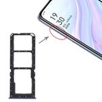 For OPPO A11 SIM Card Tray + SIM Card Tray + Micro SD Card Tray (Blue)