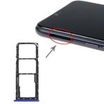 For Realme 2 SIM Card Tray + SIM Card Tray + Micro SD Card Tray (Blue)