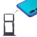 SIM Card Tray + SIM Card Tray / Micro SD Card Tray for Huawei P Smart+ 2019 (Black)