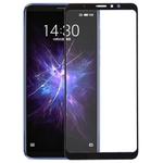 For Meizu Note 8 Front Screen Outer Glass Lens (Black)