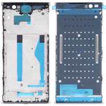 Front Housing LCD Frame Bezel for Sony Xperia XA2 Plus(Silver)