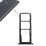 SIM Card Tray + SIM Card Tray + Micro SD Card Tray for Asus Zenfone Max Pro (M1) ZB601KL ZB602KL(Black)