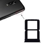 For OnePlus 6T SIM Card Tray + SIM Card Tray (Black)