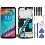 For Oneplus 5T A5010 Digitizer Full Assembly with Frame OEM LCD Screen (Black)
