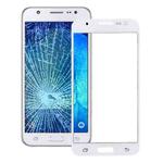 For Galaxy J5 / J500 Front Screen Outer Glass Lens (White)