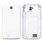 For Galaxy Note II / N7100 Middle Frame Bezel + Battery Back Cover (White)
