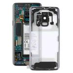 For Samsung Galaxy S9 G960F G960F/DS G960U G960W G9600 Transparent Battery Back Cover with Camera Lens Cover (Transparent)