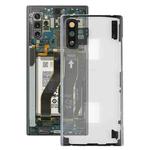 For Samsung Galaxy Note 10+ N975 N9750 Transparent Battery Back Cover with Camera Lens Cover (Transparent)