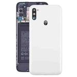 For Samsung Galaxy A11 SM-A115F Back Cover with Camera Lens Cover(White)