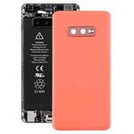 For Galaxy S10e Battery Back Cover with Camera Lens (Pink)