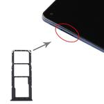 For Samsung Galaxy A21s SIM Card Tray + SIM Card Tray + Micro SD Card Tray (Black)