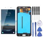 OLED LCD Screen for Galaxy C8, C710F/DS, C7100 with Digitizer Full Assembly (White)