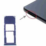 For Samsung Galaxy A9 (2018) SM-A920 SIM Card Tray + Micro SD Card Tray (Blue)