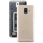 For Galaxy A6 (2018) / A600F Back Cover with Side Keys & Camera Lens (Gold)