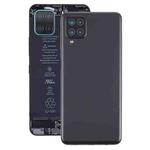 For Samsung Galaxy A12 Battery Back Cover (Black)