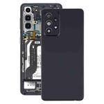For Samsung Galaxy A52 5G / A52 4G Battery Back Cover with Camera Lens Cover (Black)