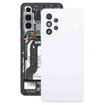 For Samsung Galaxy A52 5G / A52 4G Battery Back Cover with Camera Lens Cover(White)