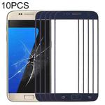 For Samsung Galaxy S7 / G930 10pcs Front Screen Outer Glass Lens (Black)