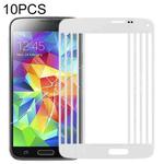 For Samsung Galaxy S5 mini  10pcs Front Screen Outer Glass Lens (White)