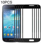 For Samsung Galaxy S IV mini / i9190 10pcs Front Screen Outer Glass Lens (Black)