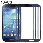 For Samsung Galaxy S IV / i9500 10pcs Front Screen Outer Glass Lens (Blue)