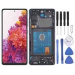 Original Super AMOLED LCD Screen for Samsung Galaxy S20 FE 4G SM-G780 Digitizer Full Assembly with Frame (Blue)