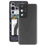 For Samsung Galaxy S21 Ultra 5G Battery Back Cover with Camera Lens Cover (Grey)